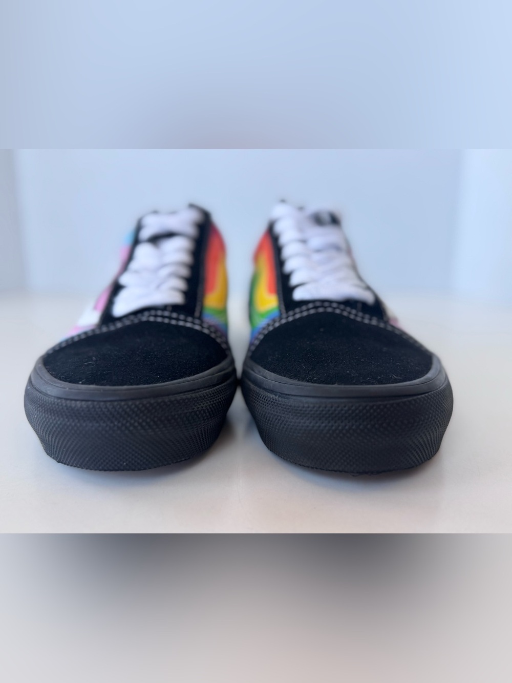 VANS Old Skool Skate Pride Multicolor Lace Up Sneaker Shoes Men’s Size 5 - Picture 3 of 10